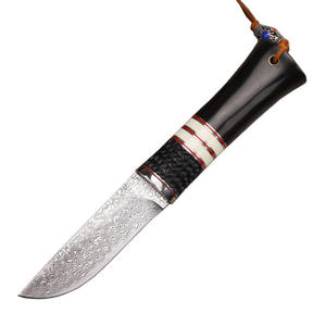 سكين Puukko بشفرات ثابتة مع سكين إنقاذ من الجلد ، فواصل من النحاس الأصفر G10 الأسود المقترن على الأرجح بالعاج - Product Image 1