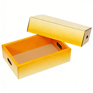 Boîte en carton ondulé personnalisée, boîte à couvercle <span class=keywords><strong>ciel</strong></span> et <span class=keywords><strong>terre</strong></span>, boîte d'emballage pour vêtements, boîte en papier écologique personnalisée - Product Image 1