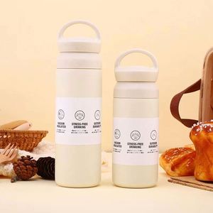 Termo Creativo de 500 ml, Acero Inoxidable 304, Ecológico, Portátil para Estudiantes, Taza para Agua/Té con Asa, Apto para Agua Hirviendo, Caja de Regalo - Product Image 4