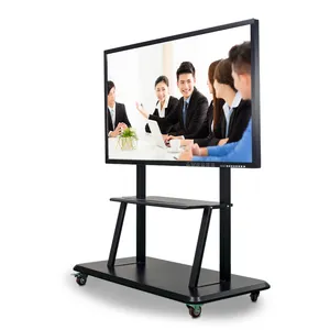 YCZX 75英寸智能教室交互式数字白板红外面板，用于创意捕捉玻璃材料平板显示器