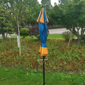 Sombrilla de Playa Plegable de Alta Calidad con Base de Tornillo y Pasador Antiviento para Patio, Puesto de Mercado y Publicidad - Product Image 4