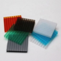 Lembaran Plastik PC Berongga Lapis Ganda 50 Mikron Anti UV