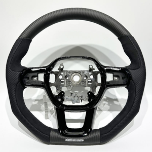 Volante de Fibra de Carbono para <span class=keywords><strong>Honda</strong></span> <span class=keywords><strong>Civic</strong></span> 10ª y 11ª Generación (2009-2019), Estilo Mugen Mate, Envío Rápido, Gran Venta - Product Image 1