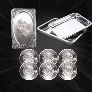 Bandeja Redonda <span class=keywords><strong>de</strong></span> <span class=keywords><strong>Acero</strong></span> <span class=keywords><strong>Inoxidable</strong></span> para Beber, 21 Uds., Taza <span class=keywords><strong>de</strong></span> Café, Cubo <span class=keywords><strong>de</strong></span> Té con Leche, Juego <span class=keywords><strong>de</strong></span> Vajilla, Utensilios <span class=keywords><strong>de</strong></span> Cocina, Cazuela - Product Image 5