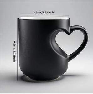<span class=keywords><strong>Tazza</strong></span> in Ceramica Magica <span class=keywords><strong>a</strong></span> <span class=keywords><strong>Forma</strong></span> <span class=keywords><strong>di</strong></span> <span class=keywords><strong>Cuore</strong></span> che Cambia Colore con Manico che Rivelà un Design <span class=keywords><strong>a</strong></span> Sorpresa, Tazze da Caffè, <span class=keywords><strong>Tazza</strong></span> da Tè, Regalo Aziendale G25-936 - Product Image 3
