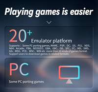 Consoles de jeu portables pas chères 16 Go 20 + émulateur Lecteur de jeu portable rétro