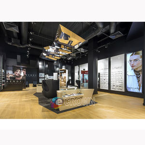 <strong>Luxury</strong> Roofglass Mdf Supplied Eyewear Shop <strong>Prostitution</strong> House Kiosk Eyewear showcase Shop Mdf Store OEM - Product Image 2