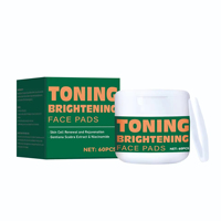 Tampons de tonification en plastique OEM pour le visage, crème microcourante pour usage domestique, peau éclatante, réduction des taches brunes, éclaircissement, hydratation, soins de la peau