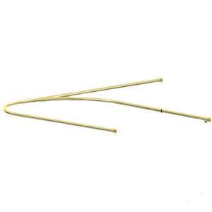 Cortina de Separación Plegable de Metal Moderna para Salón de Belleza con Cortinas y Postes para Tratamientos de Salud, Muebles de Salón, Marca Daomeng - Product Image 5