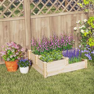 Jardinière surélevée <span class=keywords><strong>Giantex</strong></span> en bois, bac à plantes 43x35x14,5 pouces pour légumes, montage facile - Product Image 5