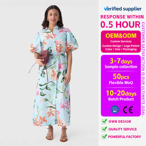 <span class=keywords><strong>Abiti</strong></span> Casual Stampati da Donna <span class=keywords><strong>Taglie</strong></span> <span class=keywords><strong>Forti</strong></span>, Nuova Collezione 2026, Bestseller, Lunghezza Media, Linea ad A, Floreali, Estivi, in <span class=keywords><strong>Cotone</strong></span>, All'ingrosso - Product Image 1