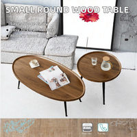 Table basse en bois Kusimi, petite, avec structure en fer, design moderne et luxueux, durable, facile à nettoyer, garantie 1 an, meubles de salon