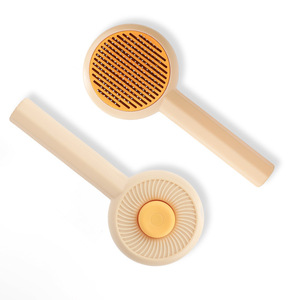 Puda Nouvelle Conception Peigne à Curry Écologique pour Chats Outils de Toilettage en Acier Inoxydable de Haute Qualité Brosse Anti-Peluche - Product Image 5