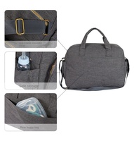 Deellt à la mode dame angleterre Style maman sacs grande capacité étanche personnalisé multifonctionnel bébé couche fourre-tout en gros
