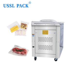 Máquina de Envasado al Vacío Vertical con 500 Barras de Sellado Dobles Uniloculares y Controles Digitales para la Conservación de Alimentos Instantáneos y Carnes a Granel - Product Image 3