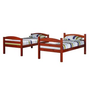 Lit superposé en bois massif de style britannique, écologique, avec taille personnalisable - Product Image 6