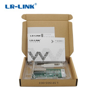 Carte réseau LAN adaptateur LR-LINK PCI Express X1 1G SFP à port unique fibre Intel I210AS Ethernet