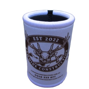 RYO 6mm Neoprene Foam Waterproof Stubby Holder Custom Logo Print Beer Can Cooler Overlock Stitching Sublimation Print Glued - Product Image 6