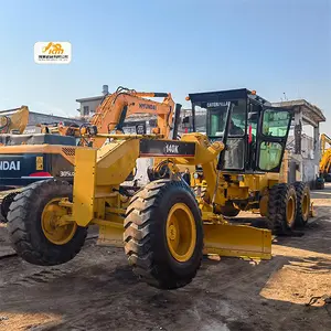 Com usado condição original caterpillar 90% novo usado 140K motoniveladoras/Japão cat 140h 140g 140K venda quente