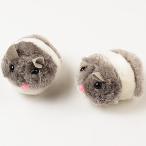 Juguetes para gatos, ratones chirriantes de peluche de goma para mascotas, gatos suaves, ratón interactivo, juguete para gatitos, ruido, rata encantadora, ratón falso, juguetes para masticar - Product Image 1