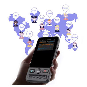 Traducteur vocal intelligent à écran tactile IPS <span class=keywords><strong>de</strong></span> 1,85 pouce, traduction <span class=keywords><strong>vocale</strong></span> face à face, assistant vocal IA, traducteur <span class=keywords><strong>de</strong></span> 138 langues pour les voyages d'affaires - Product Image 4
