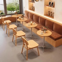 Meubles de restaurant commerciaux de conception moderne OEM ODM, mobilier de bar, café, banquette modulaire, table à manger, ensemble de chaises