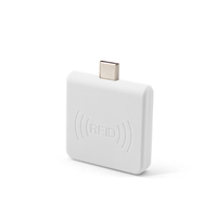 Lector de Tarjetas LF de 134.2kHz/125kHz ISO 11784/5 FDX-B EMID, Plug&Play para Teléfonos Android, Puerto Tipo-C, Material ABS, Lector de Bolsillo Pequeño
