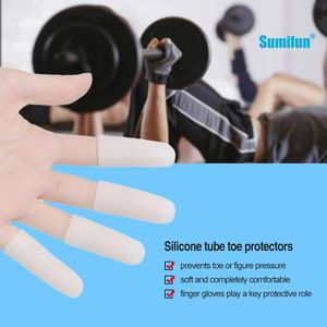 Sumifun Tabung Gel Silikon Jari Jari Jari Jari Jari Jari Kaki, Alat Pelindung Jari Kaki, Pemisah Jari Kaki, Pelindung Jari Kaki, Lengan Lecet, Penghilang Rasa Sakit - Product Image 2