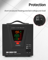 Relais 10KVA AVR Monophasé 220V Transformateur Toroïdal AC Régulateurs De Tension Automatique Stabilisateur Estabilizador De Voltaje AVR