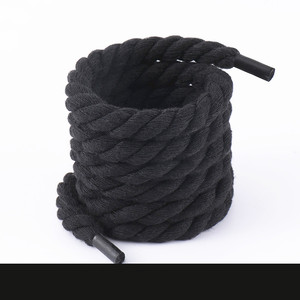 Cordones de algodón y cáñamo de color personalizado Yrunfeety, cordones redondos gruesos de 8 mm, cordones trenzados para zapatos SB <span class=keywords><strong>Dunk</strong></span>. - Product Image 3