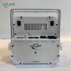 Par LED de 9*18W 6en1 RGBAW+UV con Control Remoto DMX Inalámbrico WIFI, Alimentado por Batería, con Estuche de Transporte - Product Image 3