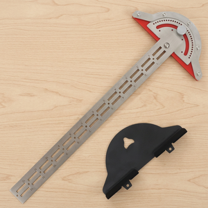 Regla de ángulo en T de grado industrial para carpintería, herramienta de medición de alta precisión de acero inoxidable de 20 cm, OEM para construcción y carpintería - Product Image 1
