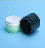 Bocaux en plastique PP personnalisés de 100 ml/200 ml avec bouchon à clapet, recyclables, vides, pour crème pour le visage et crème pour les yeux, soins de la peau