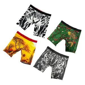 Design di sconto Eth boxer da uomo di marca biancheria intima rapida a secco di bauli sportivi all'ingrosso da uomo biancheria intima