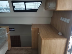 Grandsea 40 pieds Catamaran <span class=keywords><strong>de</strong></span> <span class=keywords><strong>luxe</strong></span> en fibre <span class=keywords><strong>de</strong></span> verre <span class=keywords><strong>Bateau</strong></span> <span class=keywords><strong>de</strong></span> <span class=keywords><strong>plaisance</strong></span> avec moteur intérieur pour le yachting touristique aux Philippines - Product Image 5