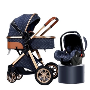 Poussette de luxe 3 en 1 pour bébé avec certificat CE sac organisateur de poussette <span class=keywords><strong>caddy</strong></span> organisateur de couches pour bébé - Product Image 3