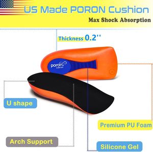 Solette Ortopediche Red Wing per Fascite Plantare Donna Uomo - Inserti Ammortizzanti per Sovrappronazione - Product Image 2