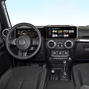 Radio Estéreo para Auto Foforfor de 12.3 Pulgadas con Pantalla Dual para <span class=keywords><strong>Jeep</strong></span> Wrangler 2011-2017, Reproductor de Radio para Auto con Panel Digital - Product Image 1