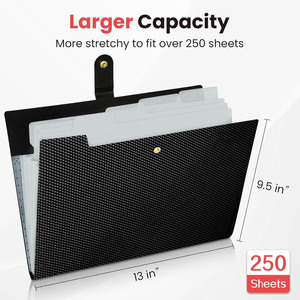 Mở rộng thư mục thư Kích thước tập tin <span class=keywords><strong>accordion</strong></span> tổ chức tập tin Di động Túi thư mục nhiều lớp phân loại thư mục cho vật tư văn phòng. - Product Image 2