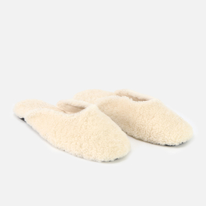 Mocassini e <span class=keywords><strong>Ciabatte</strong></span> Personalizzate alla Moda da Donna, Pantofole Pelose da <span class=keywords><strong>Casa</strong></span> in Soffice e Ricciuta Pelliccia di Montone, Calde e Invernali in Morbido Pile di Peluche - Product Image 2