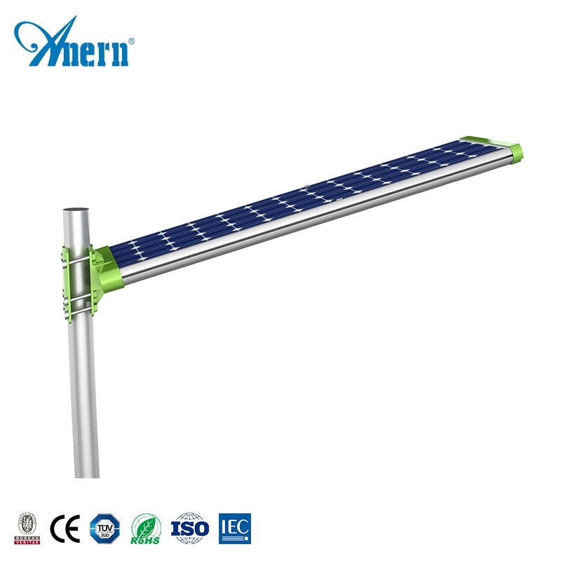 Al aire libre de alta potencia lúmenes todo en uno integrado 60W Solar LED Luz de calle