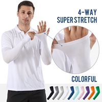 Manchon de protection solaire UV personnalisé rafraîchissant pour bras, pour hommes et femmes, idéal pour les sports de plein air, le cyclisme et la compression.