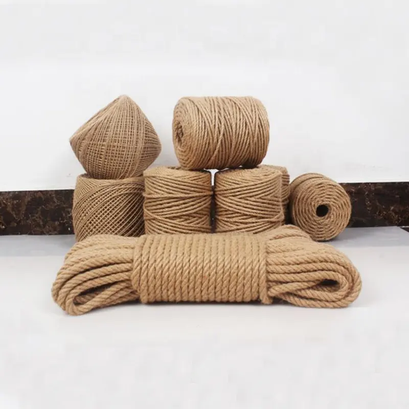 سعر المصنع البستنة السيزال الطبيعية حبل حبل الجوت البرمة 10 مللي متر حبل الجوت