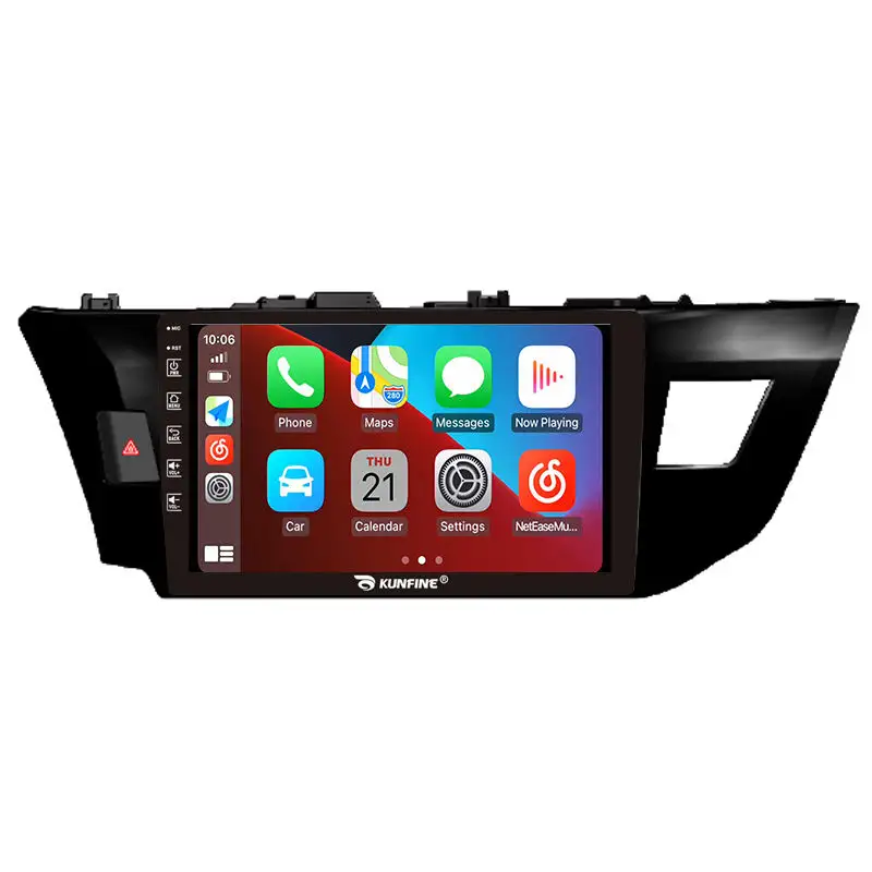 Untuk Toyota Levin 2013-2018 10.1 Inci Perangkat Headunit Ganda 2 Din Octa-core Quad Mobil Stereo GPS Navigasi Radio Mobil Android