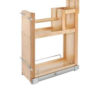 Poignée de tiroir en bois massif durable, carrée, contemporaine, pour armoires de cuisine, rangement personnalisé, fabrication vietnamienne - Product Image 1