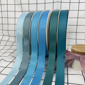 Lüks Grogre Kumaş Polyester Malzeme Çift Taraflı Kurdele Çevre Dostu Düğün, Doğum Günü, Parti Süslemeleri Hediye Paketleme - Product Image 2