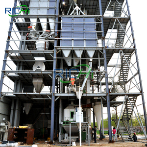 RICHI özelleştirilmiş 40-50t/h tam otomatik sığır balık hayvan kanatlı hayvan yemi üretim hattı amerika müşteri için - Product Image 5