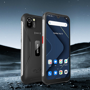 Uniwa W555 <span class=keywords><strong>Android</strong></span> 12 điện thoại thông minh <span class=keywords><strong>6</strong></span> <span class=keywords><strong>inch</strong></span> không thấm nước Màn hình cảm ứng 32GB 4G LTE Đen gồ ghề PDAs điện thoại di động Octa core CPU pháp - Product Image 1
