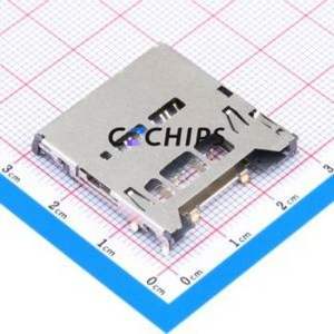 SD-740 SD Card / Memory Card Connector SMD Connector Self-Return Type Standard SD Card Card Holder 4mm - Product Image 1