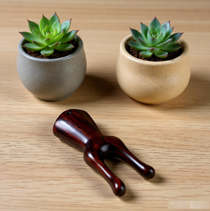 Masseur facial portable en bois de rose et en bois de santal pour le nez - Product Image 5